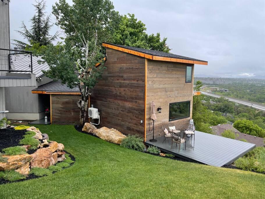 Вілла Luxury Alpine Treehouse Holladay Екстер'єр фото