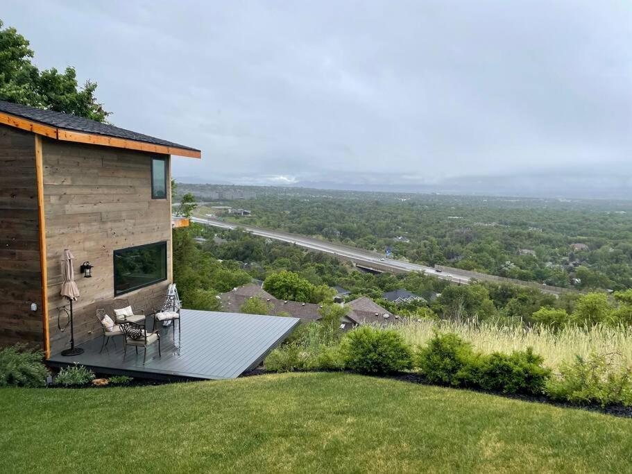 Вілла Luxury Alpine Treehouse Holladay Екстер'єр фото